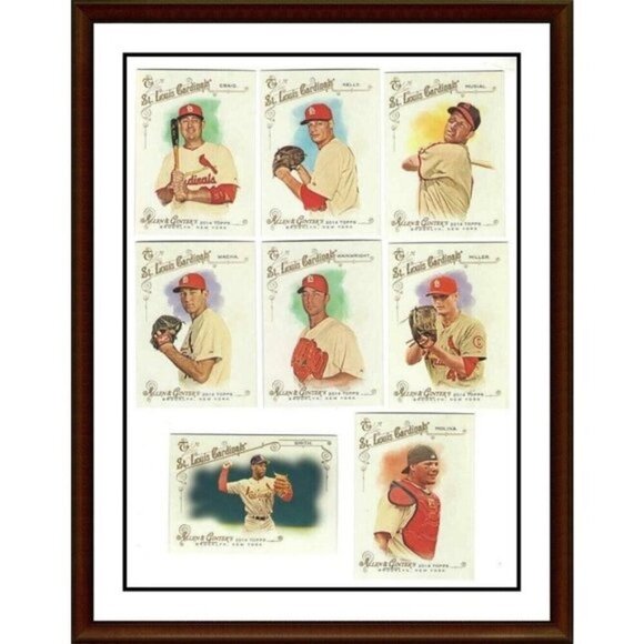 St Louis Cardinals 2014 Topps ALLEN GINTER Team Set Molina Musial McGwire Gibson - Picture 1 of 6